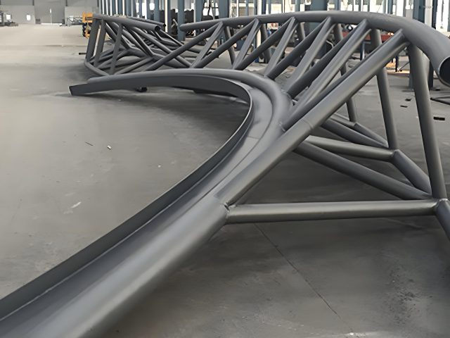 Steel Bend Pipe Roof Truss – Long-Span Steel Structures