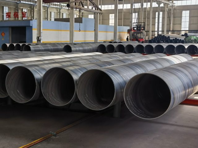 Cọc ống thép kết cấu hàn xoắn ốc SSAW