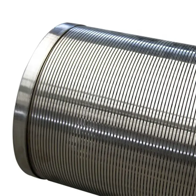 Heavy-Duty Stainless Steel Wedge Wire Screen Pipe