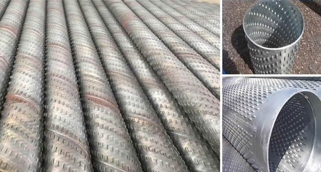 spiral welded slotted liner for sand control